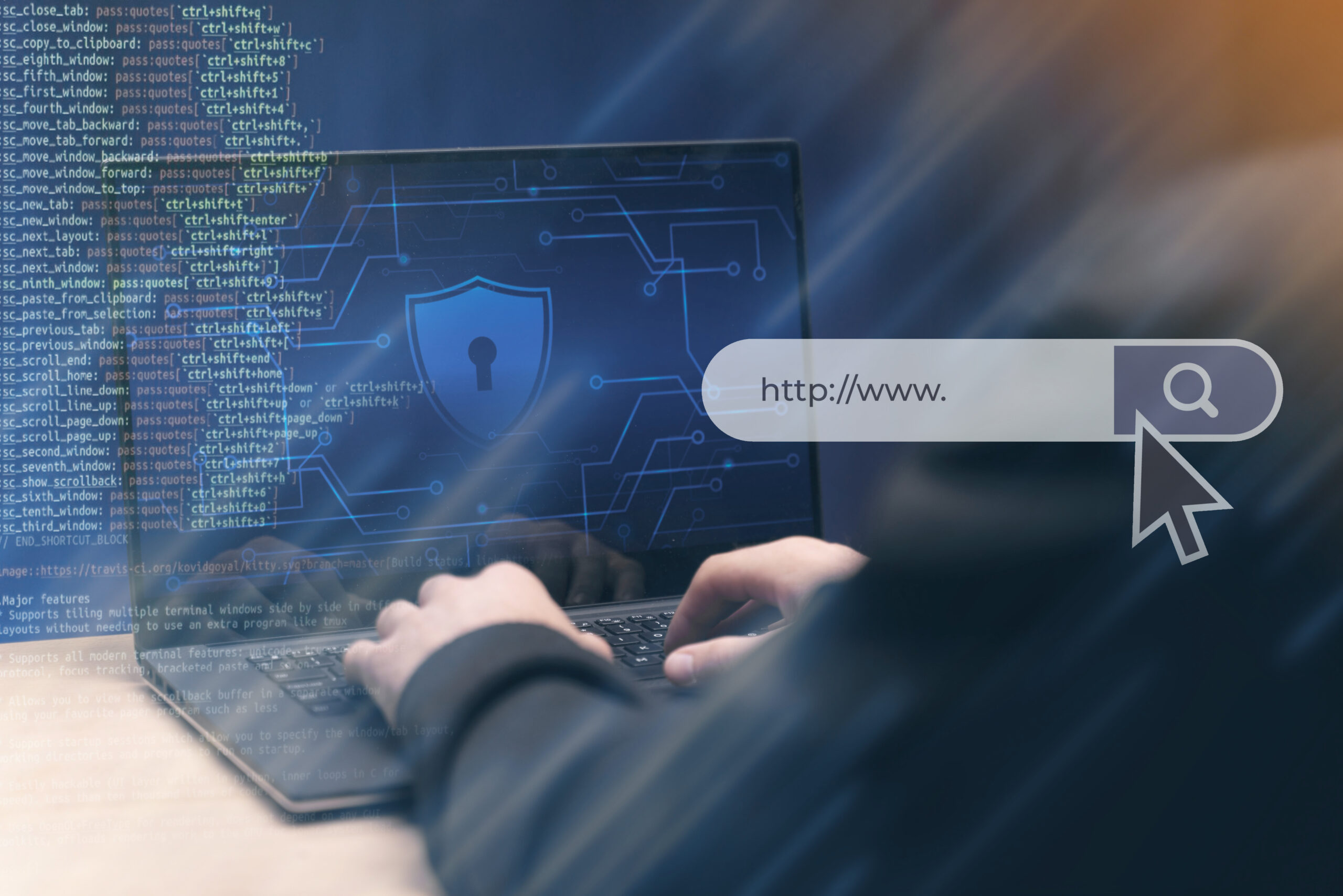 programming background with html